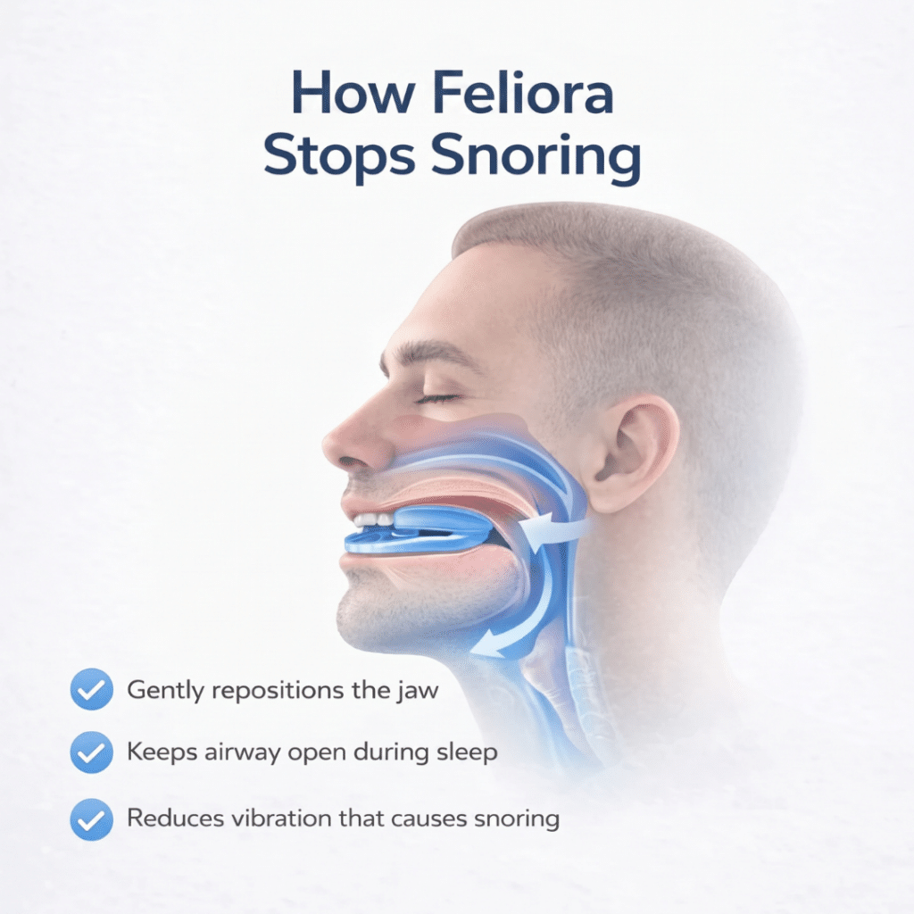Feliora Anti-Snoring Mouthpiece (Buy 1 Get 1 Free) - Official Retailer